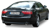 Sportuitlaten voor de Audi A5 vindt u bij Simons